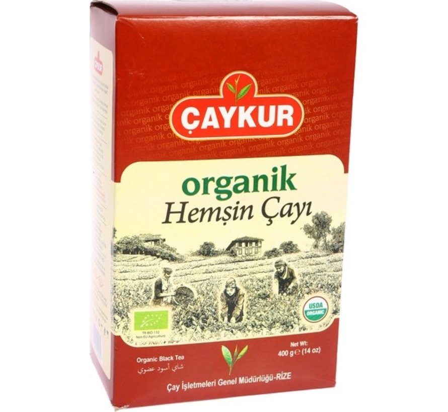 Çaykur Organic Black Hemşin Tea 400 gr (Carton Box)