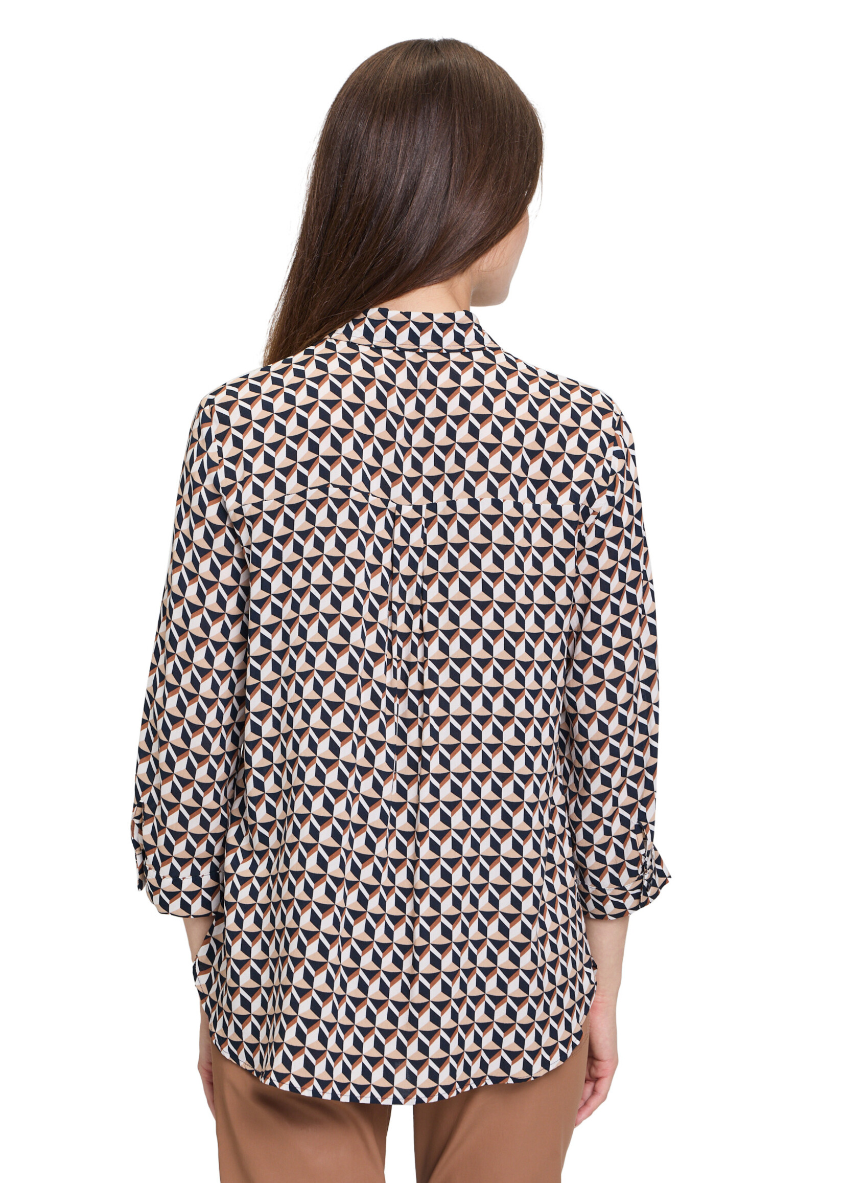 BETTY BARCLAY Betty Barclay Blouse Bruin/Blauw