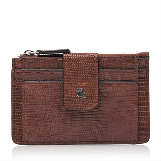 Castelijn en Beerens Mini Wallet Donna 7 Pasjes RFID Cognac