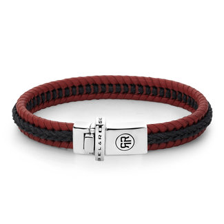 Rebel & Rose Armband Dual Twisted Black-Red M