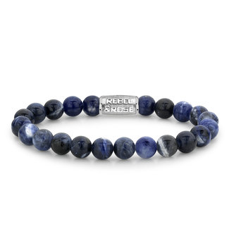 Rebel & Rose Armband Midnight Blue - 8mm L