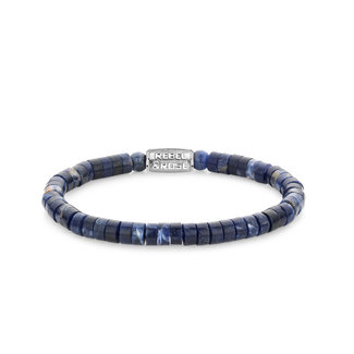 Rebel & Rose Armband Slices Midnight Blue - 6mm L