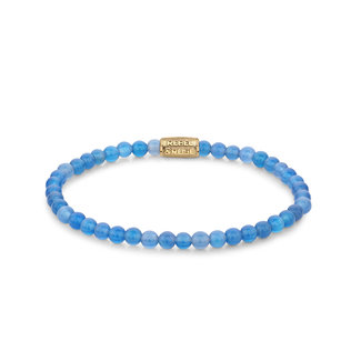 Rebel & Rose Armband Brightening Blue Gold - 4mm S