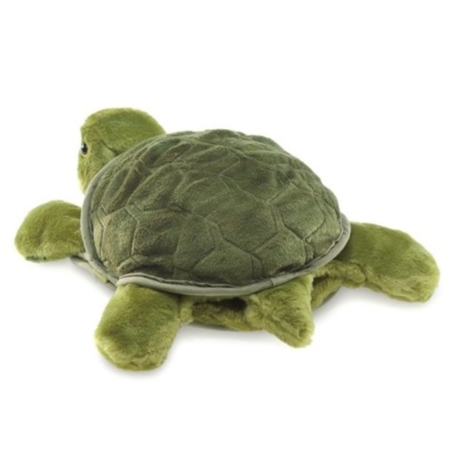 Grote schildpad handpop