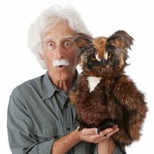 Amerikaanse Oehoe - uil handpop