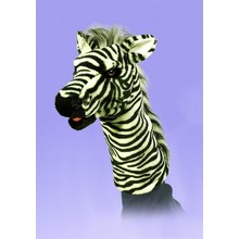 Zebra poppenkastpop
