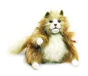 Pluizige kat handpop Pluizige kat handpop
