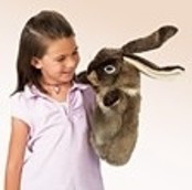 Konijn poppenkastpop