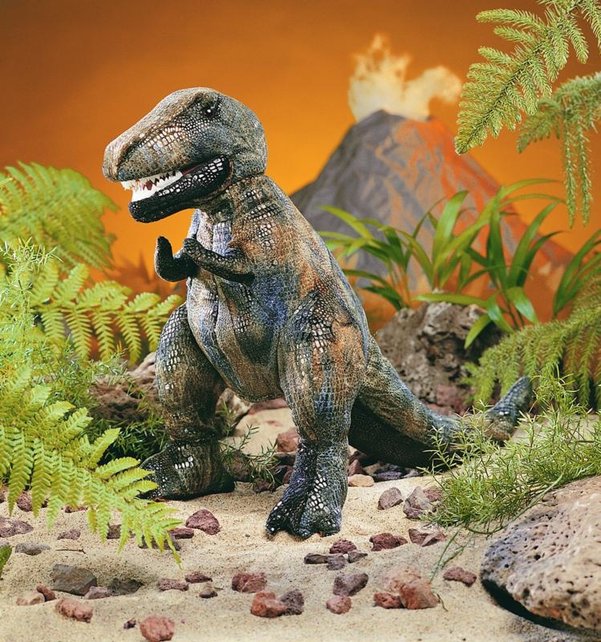 Dinosaurus T-Rex handpop Dinosaurus T-Rex handpop