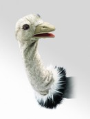 Struisvogel poppenkastpop