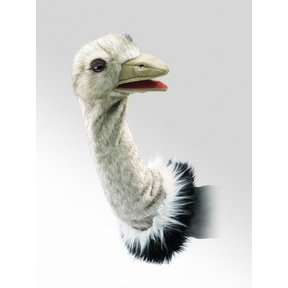 Struisvogel poppenkastpop
