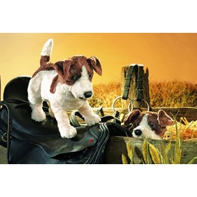 Handpop Jack Russel hond