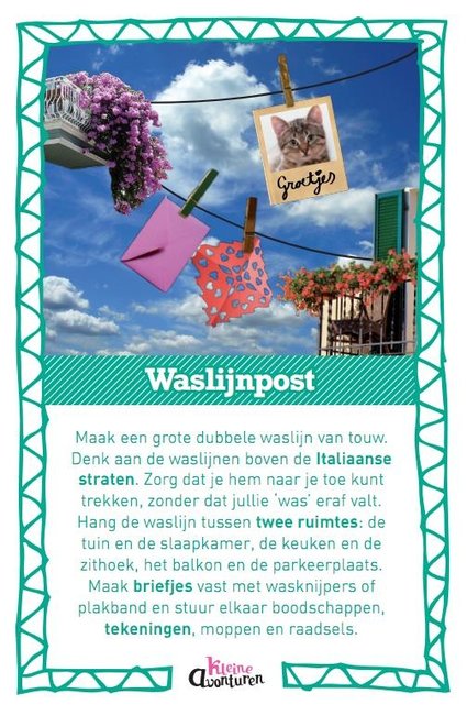 Kleine Avonturen spel voor ouder en kind