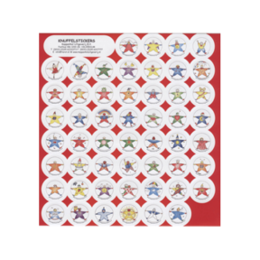 Knuffelstickers - per vel