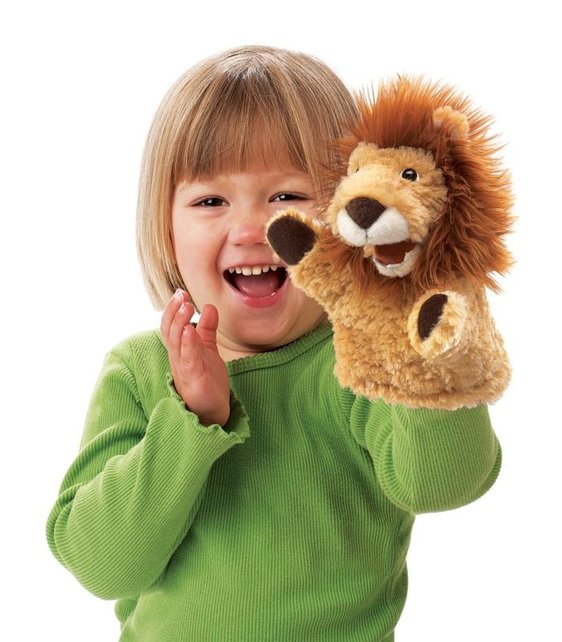Leeuw poppenkastpop klein Leeuw poppenkastpop klein