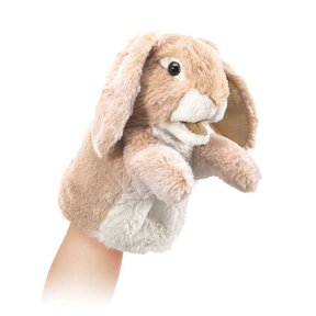 Hangoorkonijn poppenkastpop klein