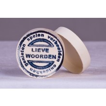 Lieve Woorden Doosje hout