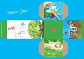 A5 vouwdoosje blauw A5 vouwdoosje blauw