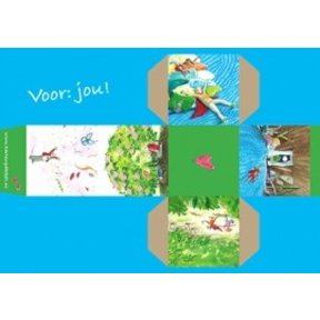 A5 vouwdoosje blauw