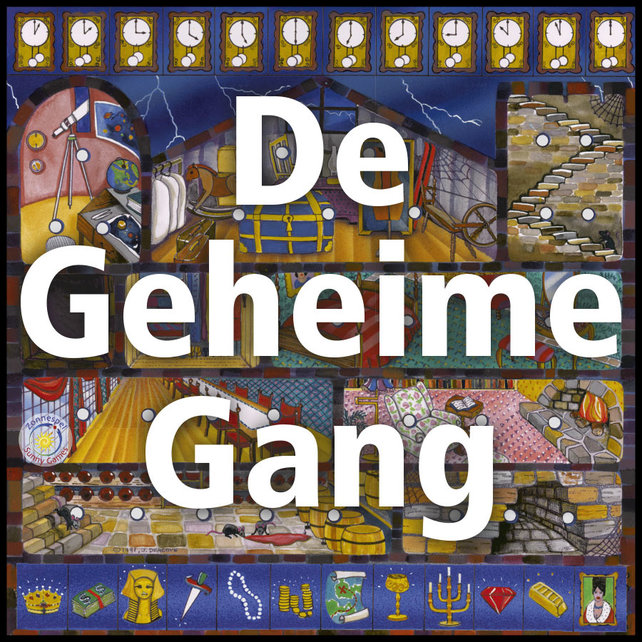 Groot spelbord - De Geheime Gang - Bij de vorige versie van de Geheime Gang