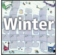 Groot spelbord - Winter