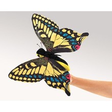 Zwaluwstaart vlinder handpop