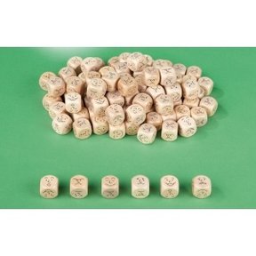 Gevoelens dobbelstenen RT set 10 stuks