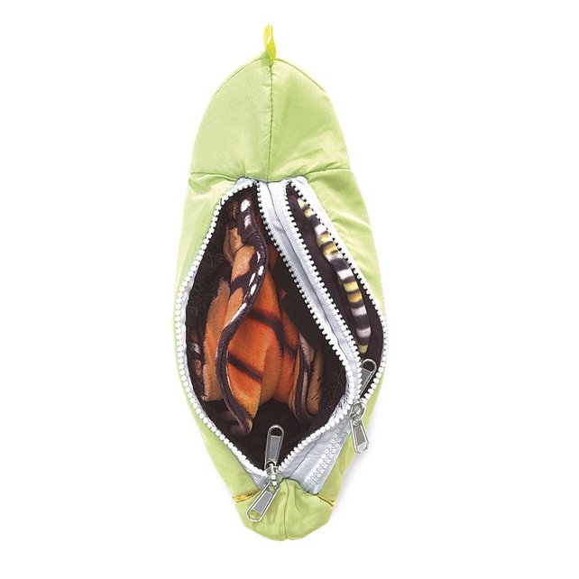 Monarch vlinder levenscyclus handpop