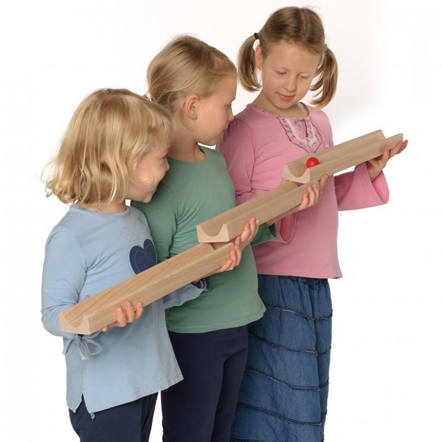 Teambaan - coöperatieve knikkerbaan Teambaan - coöperatieve knikkerbaan