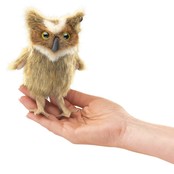 Uil, gehoornd vingerpopje Uil, gehoornd vingerpopje