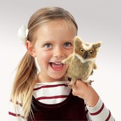 Uil, gehoornd vingerpopje Uil, gehoornd vingerpopje
