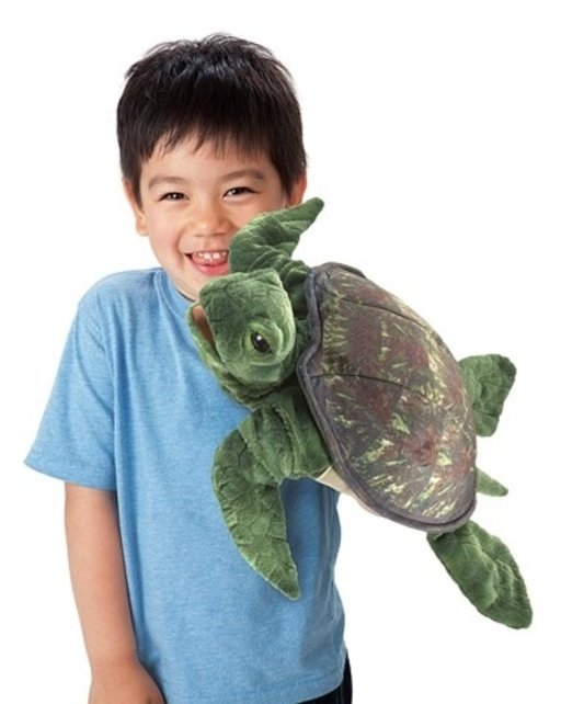 Zeeschildpad handpop Zeeschildpad handpop