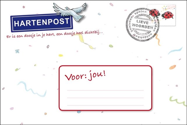 Hartenpost Envelop