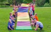 Lange Parachute - 8 meter x 1 meter Lange Parachute - 8 meter x 1 meter