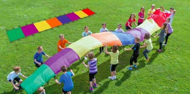 Lange Parachute - 8 meter x 1 meter Lange Parachute - 8 meter x 1 meter
