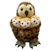Speelset Uil moeder met vingerpopjes Speelset Uil moeder met vingerpopjes