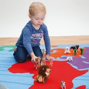 Vloerkleed werelddelen Vloerkleed werelddelen