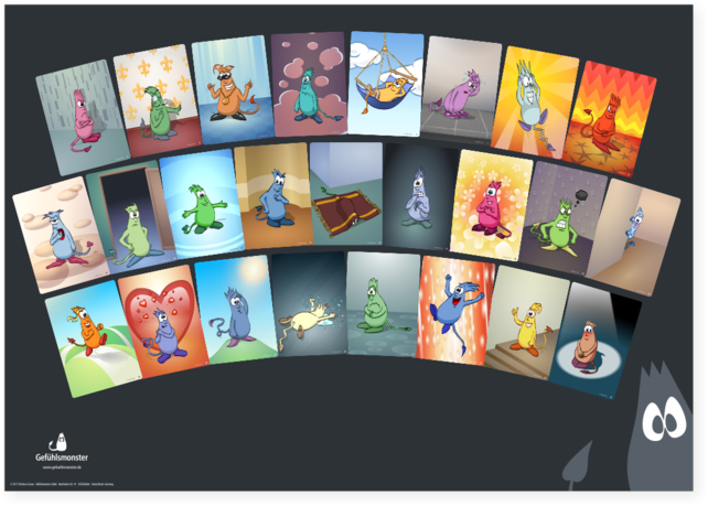 Gevoelsmonsters Poster A1 formaat