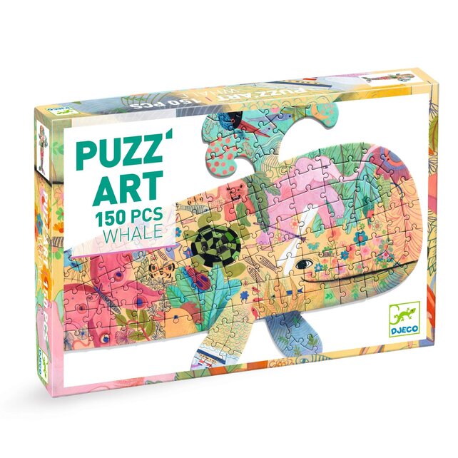 Puzz'Art - puzzel Walvis Djeco - 150 stukjes