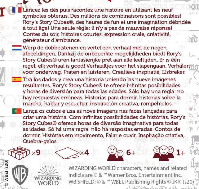 Rory's Story Cubes - Harry Potter Rory's Story Cubes - Harry Potter