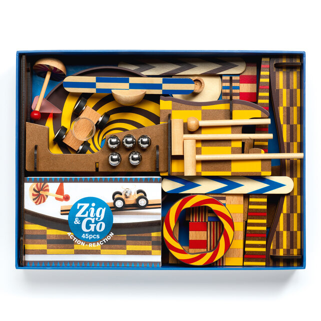 Kettingreactiespel Zig & Go - Wroom