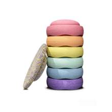 Stapelstein Rainbow set 6 + 1 Pastel