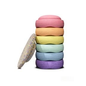 Stapelstein Rainbow set 6 + 1 Pastel