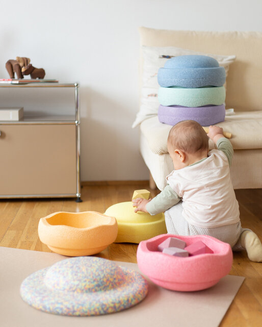 Stapelstein Rainbow set 6 + 1 Pastel