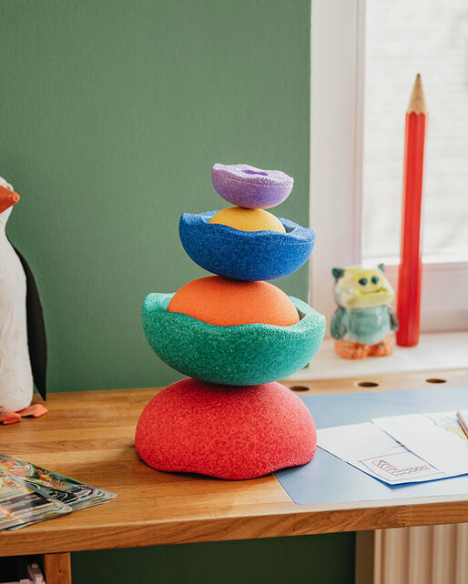 Stapelstein Inside Rainbow - set 6 Classic