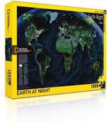 Puzzel Earth at night