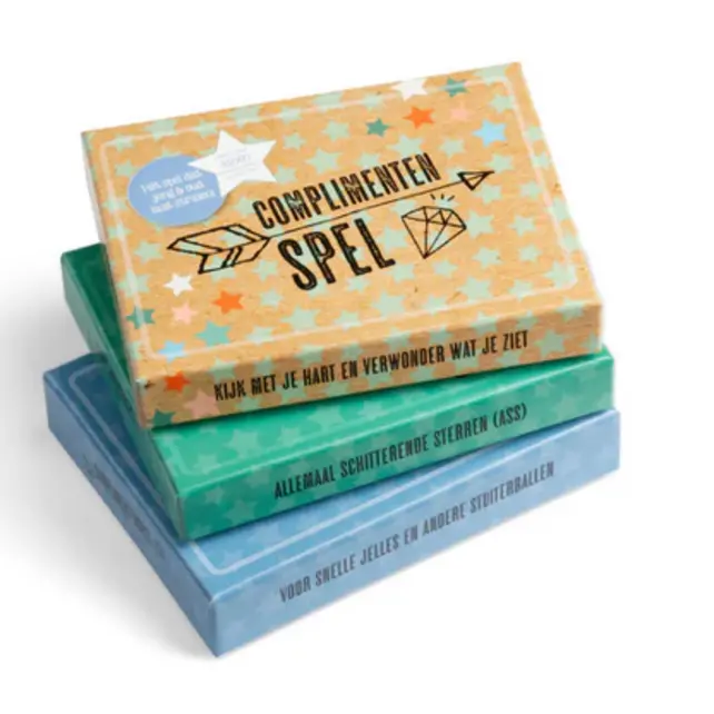 Aanbieding: Nu 3 varianten van het Complimentenspel