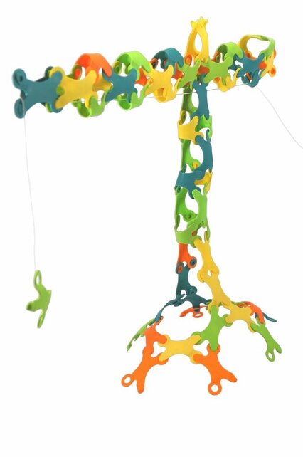 Binabo bioplastic constructiespeelgoed 24 chips Binabo bioplastic constructiespeelgoed 24 chips