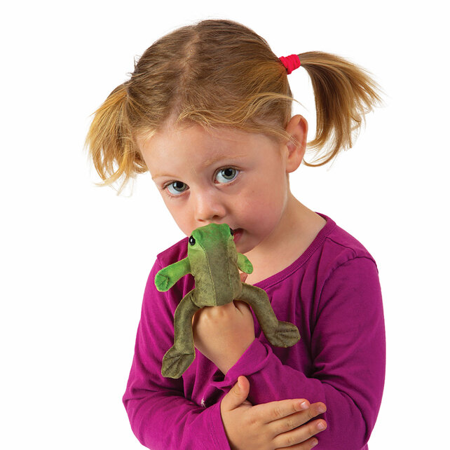 Vingerpopje Zittende Kikker