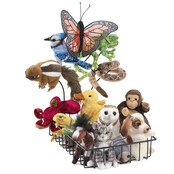 Kleine mand voor vingerpoppen